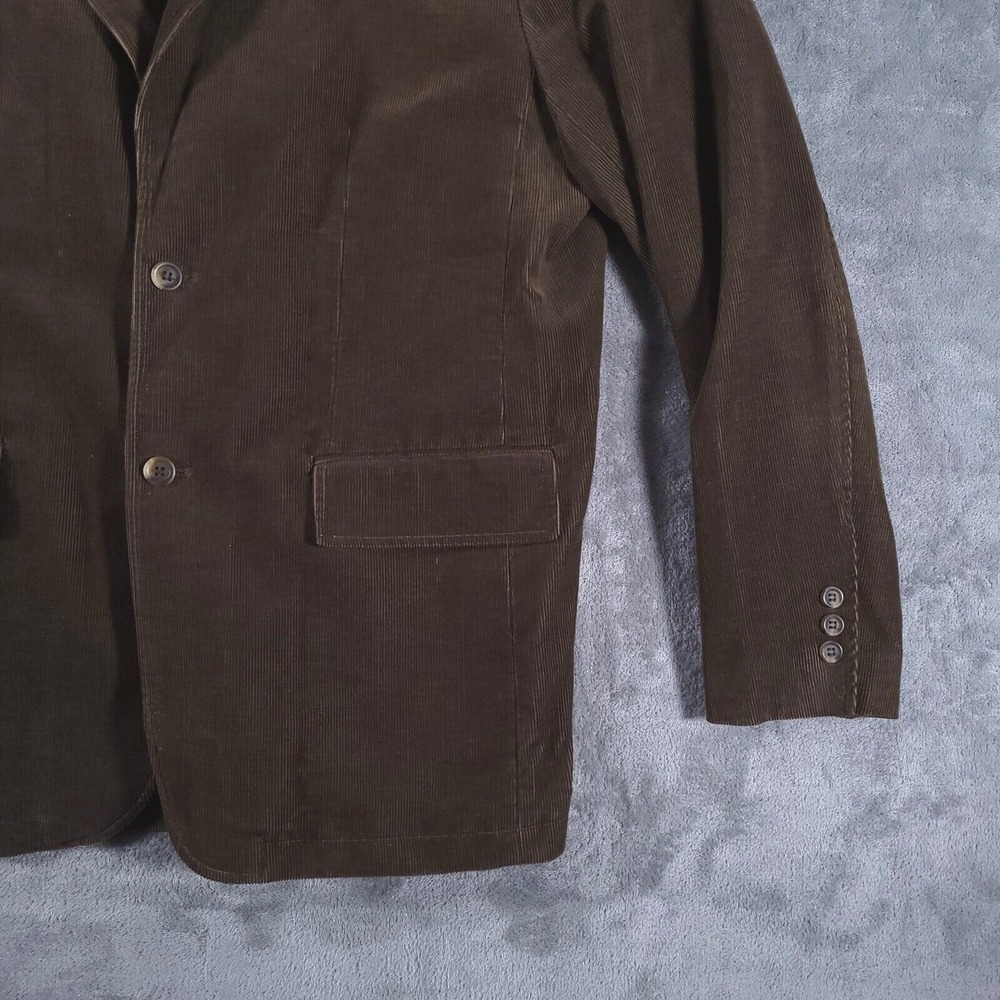 Covington Corduroy Sport Coat Mens‎ Large 44 Brown Jacket 2 Button Single Vent - Picture 4 of 10